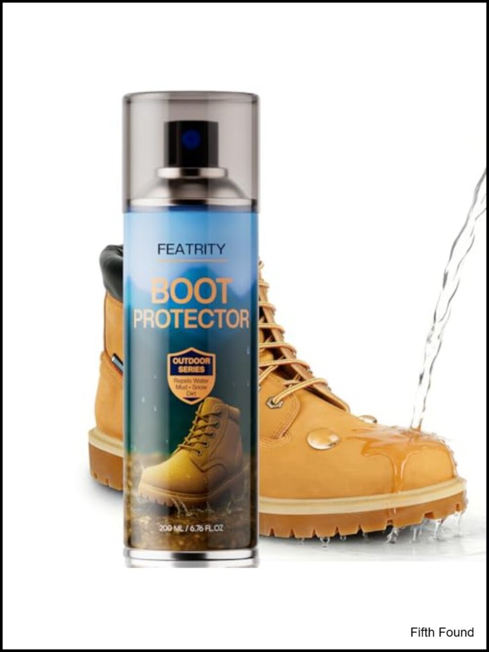 Waterproof Shoe Spray Nano Coating for Boots 6.76oz 4 Week Protection